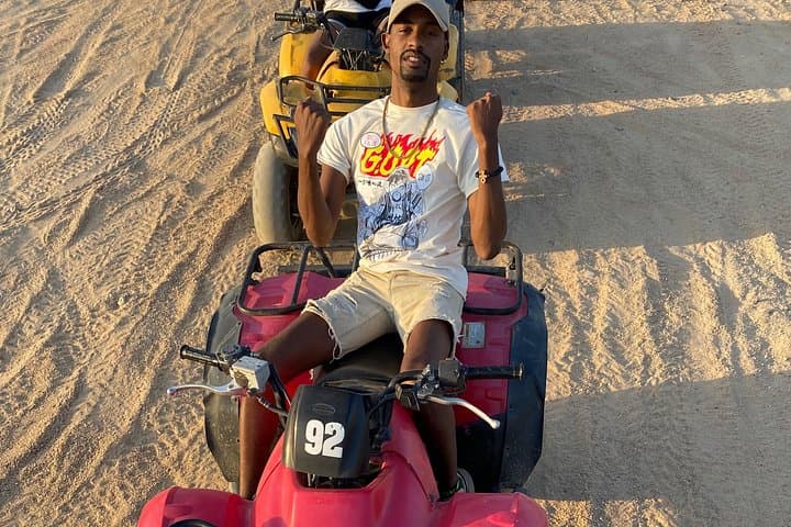 Quad-Bike Desert Safari Around the Pyramids — ATV Ride on the Giza Plateau photo 4