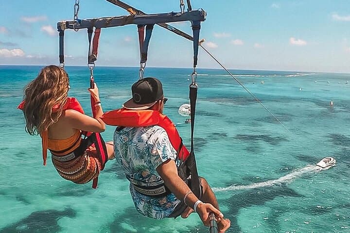 Montego Bay Parasailing and Lethe Bamboo Rafting — Half-Day Combo