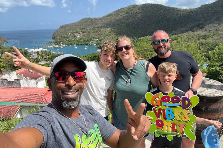 St. Lucia Private Island Tour: Pitons, Sulphur Springs & Marigot Bay photo 1