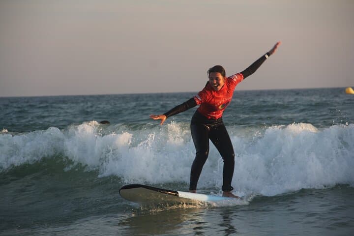 First Surf Experience in the Algarve — Beginner Surf Lessons at Armação de Pêra photo 4