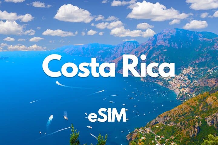 Costa Rica eSIM: Instant 30-Day Data Plans (0.5GB–20GB)