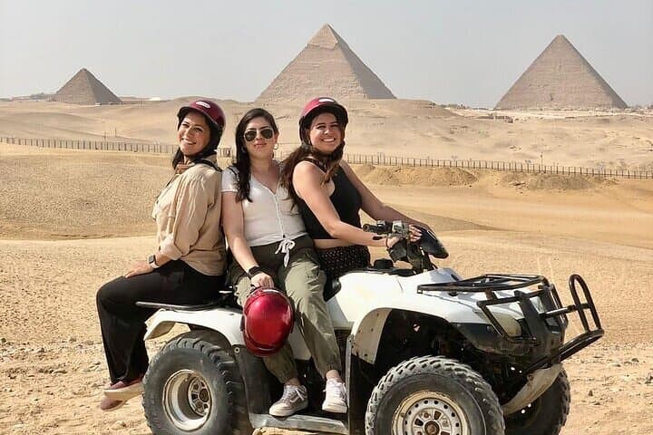 Giza Pyramids Private Tour: Camel Ride & 60‑Minute Quad Bike Experience