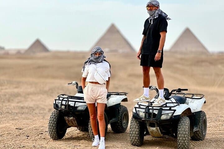 Giza Pyramids Private Tour: Camel Ride & 60‑Minute Quad Bike Experience photo 3