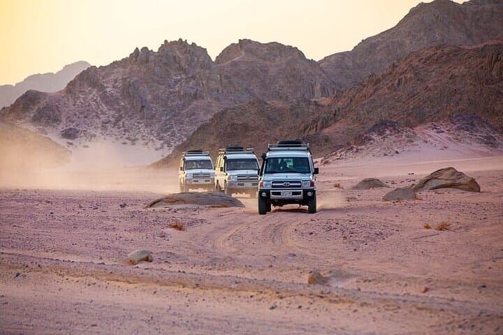 Hurghada Sahara Jeep Safari: Quad Riding, Camel Trek & Bedouin Dinner photo 3