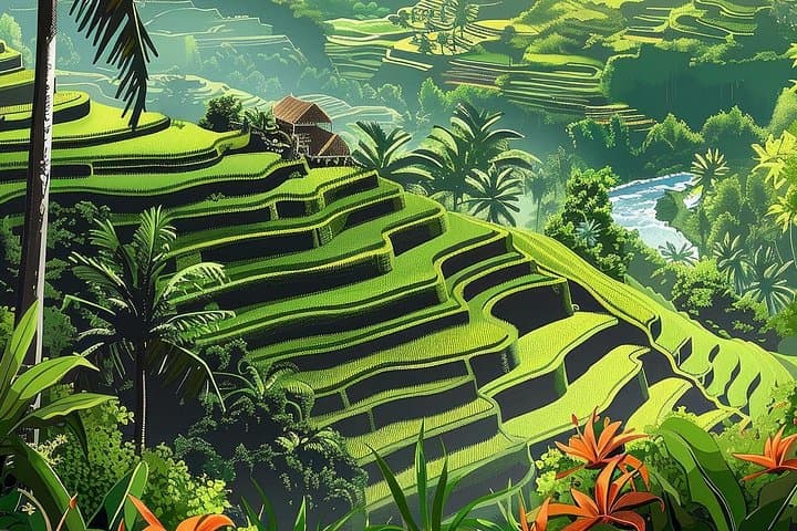 Private Ubud Day Tour: Palace, Tegallalang Rice Terraces, Tirta Empul & Tegenungan Waterfall photo 1