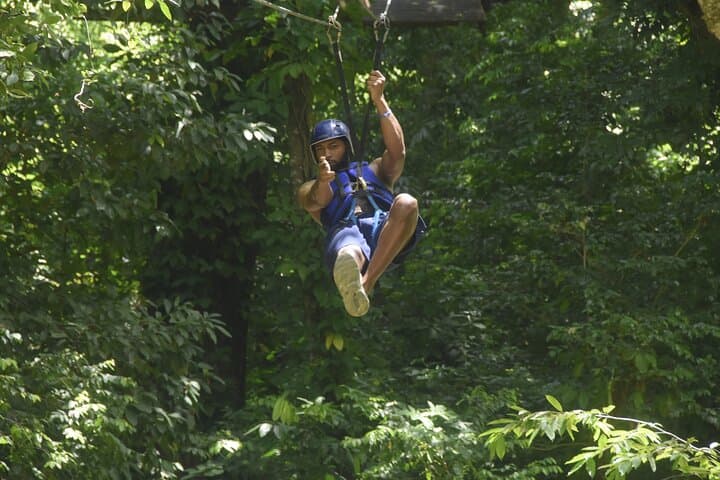Explore Damajagua’s 7 Waterfalls: Zip Lines, Cliff Slides & Lunch Near Puerto Plata photo 4