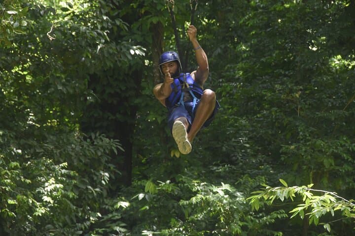 Explore Damajagua’s 7 Waterfalls: Zip Lines, Cliff Slides & Lunch Near Puerto Plata