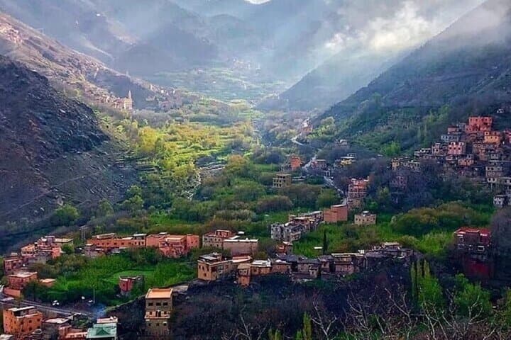 Atlas Mountains and Ourika Valley 2-Day Trek from Marrakesh: Berber Villages, Argan Oil and Seven Waterfalls