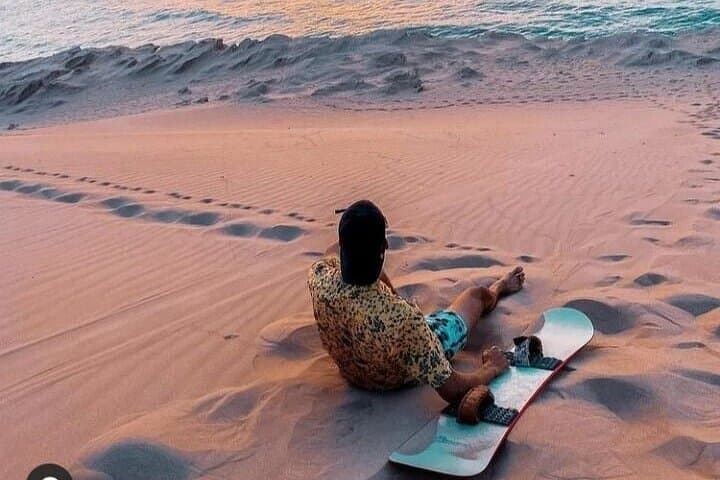 Sandboarding Rush at Timlaline Dunes with Caves View — Agadir Adventure photo 4