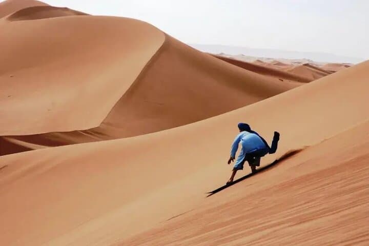 Sandboarding Rush at Timlaline Dunes with Caves View — Agadir Adventure photo 6