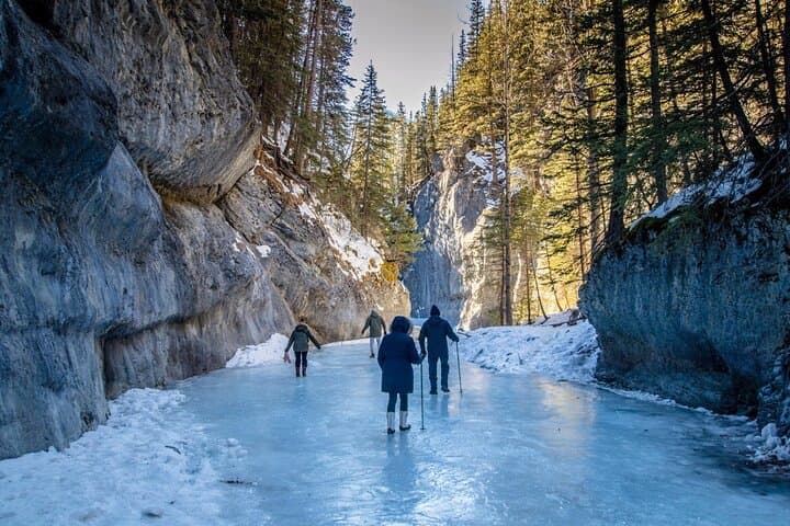 Grotto Canyon Ice Walk: Guided Frozen Waterfalls & Indigenous Pictographs photo 2