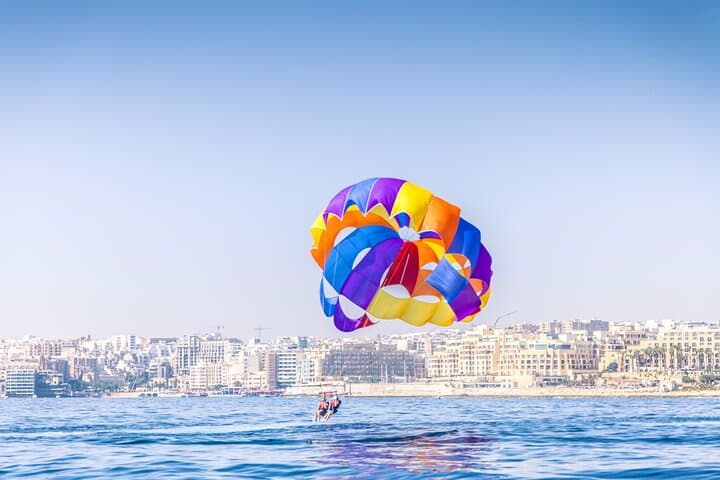 Parasailing in Malta: Soar 200m Above St. George's Bay photo 5