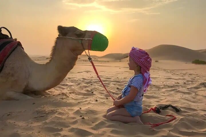 Evening Lahbab Desert Safari: Dune Bashing, Camel Ride & BBQ Under the Stars photo 5