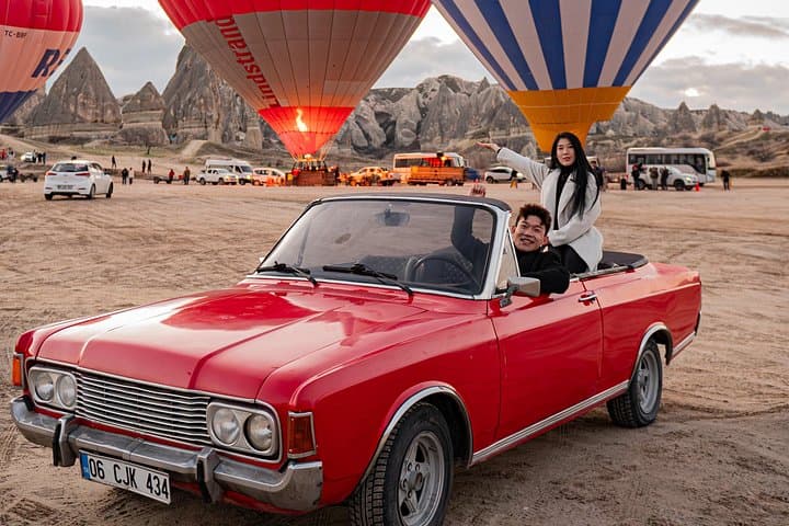 Cappadocia Dream Drive: Classic Car Tour to Göreme Balloon Sites photo 1