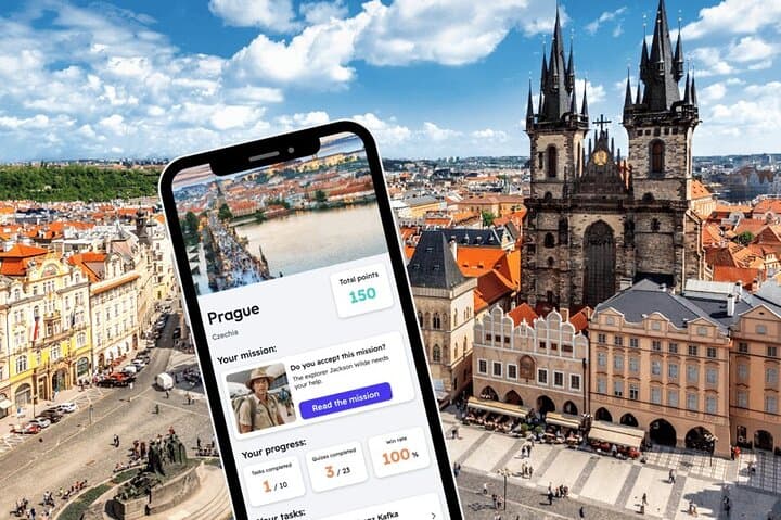 Prague Self-Guided Exploration Game: Interactive Phone Tour of Old Town & Castle