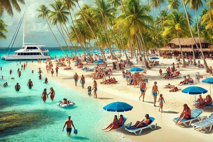 Saona Island Catamaran Day Trip from Punta Cana — Natural Pool, Snorkeling & Open Bar photo 4