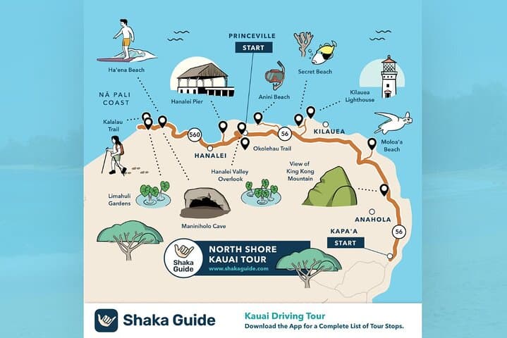 North Shore Kauai Self-Guided Audio Driving Tour — Hanalei Beaches, Waterfalls & Cultural Stops photo 4