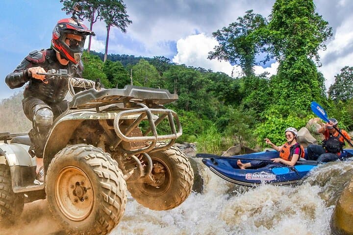 Chiang Mai Jungle ATV and Inflatable Kayak Day Trip