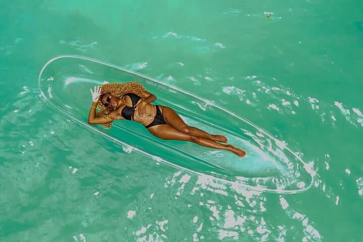 Clear Kayak Drone Photoshoot in Frigate Bay, St Kitts photo 2