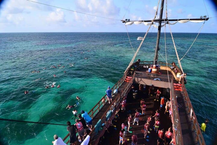 Punta Cana Pirate Ship Adventure: Snorkel with Sharks at Shark Island photo 2