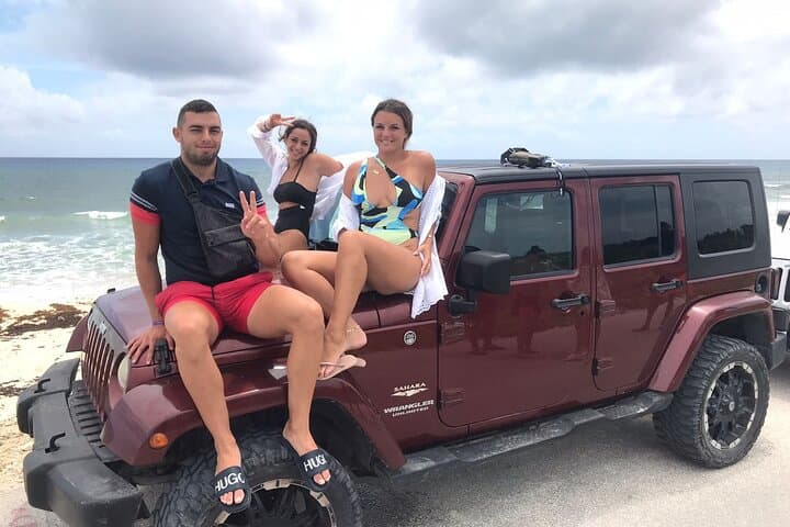 Cozumel Private Jeep & Snorkel VIP Tour — Mayan Ceremonies, Tequila & Beach Club photo 1