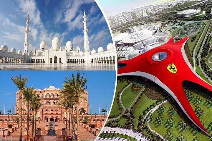 Abu Dhabi Day Tour from Dubai — Sheikh Zayed Mosque & Ferrari World Tickets