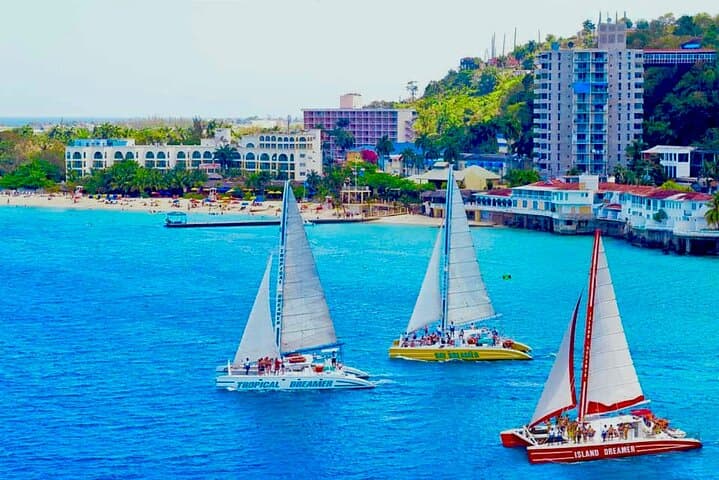 Montego Bay Bamboo Rafting + Party Catamaran Cruise with Open Bar photo 2