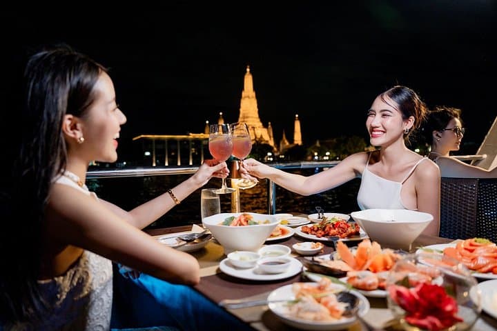 Bangkok Chao Phraya Unicorn Dinner Cruise — Nighttime Buffet, Landmarks & Live Music photo 3