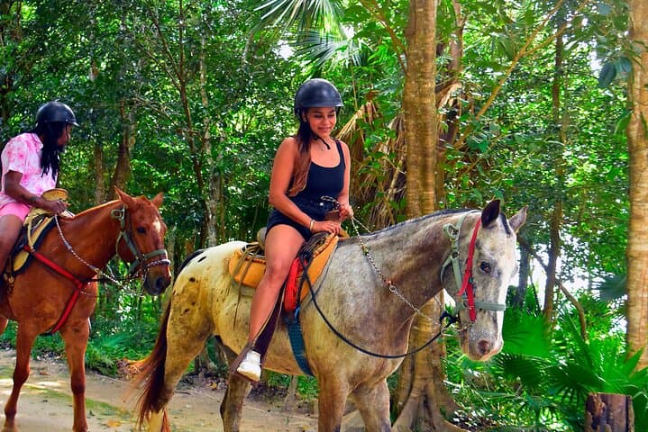Puerto Morelos Jungle Combo: Horseback Riding, ATV, Zipline, Cenote & Tequila Tasting photo 5