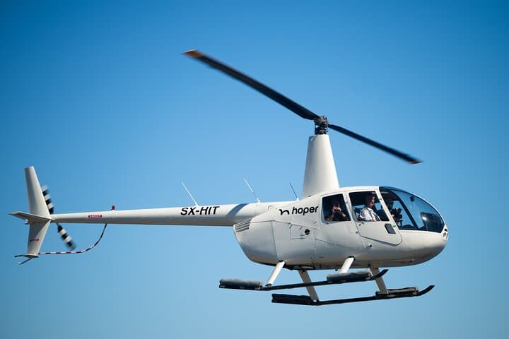 Santorini Sunset Helicopter Tour: Caldera, Volcanoes & Aerial Views photo 3