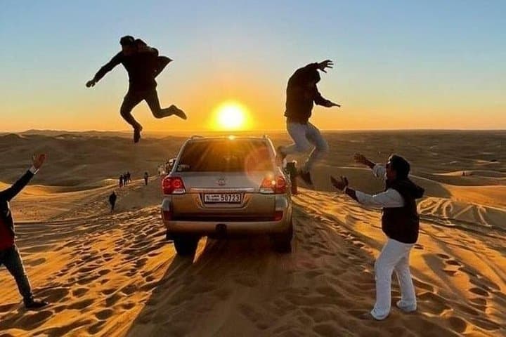 Morning Desert Safari in Dubai — Golden-Hour Dune Bashing, Camel Ride & Sandboarding photo 3