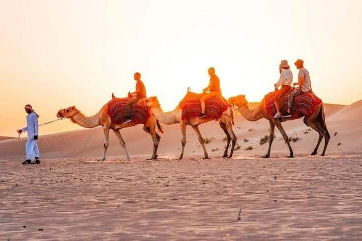 Morning Desert Safari in Dubai — Golden-Hour Dune Bashing, Camel Ride & Sandboarding photo 4
