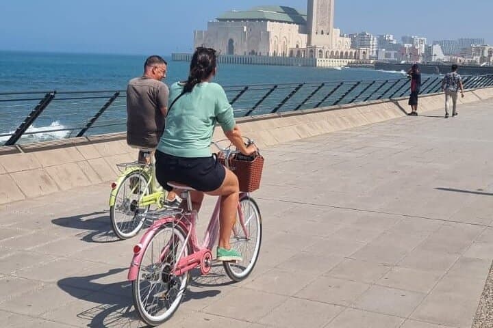 Guided Cycling Adventure in Casablanca: Hassan II to La Corniche photo 4