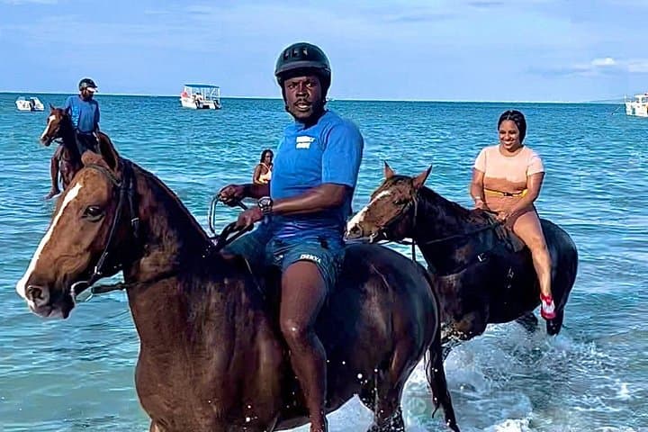 Montego Bay Horseback Ride and Swim Adventure — Guided Beach Horseback Tour photo 1