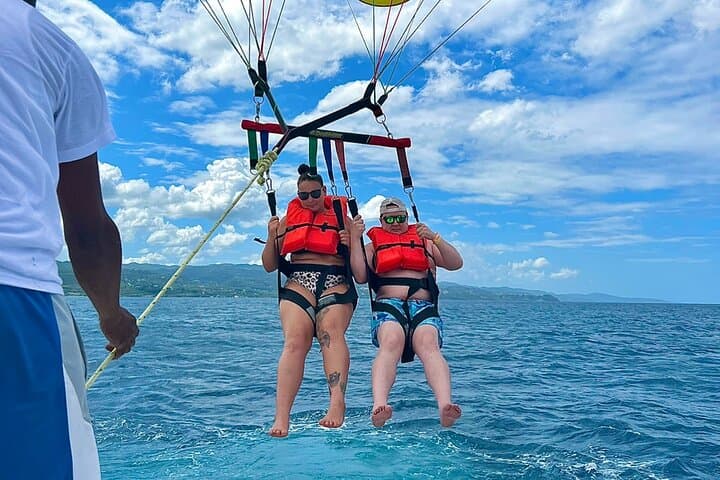 Sky-High Parasailing Over Montego Bay's Coral Coast