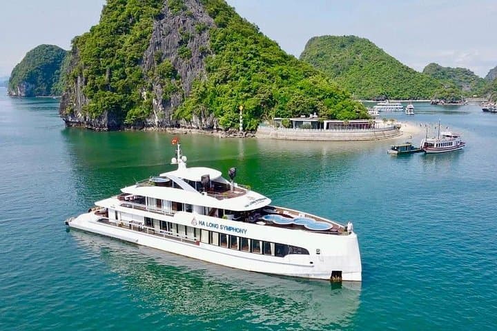 Ha Long Bay 5-Star Symphony Cruise: Cave, Island, Beach & Kayak Day Trip photo 2