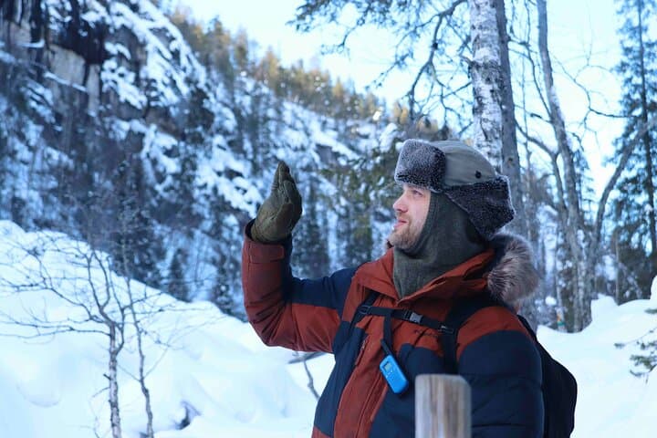 Korouoma Frozen Waterfalls Hike: Ice Cliffs, Canyon Trek & Winter Scenery