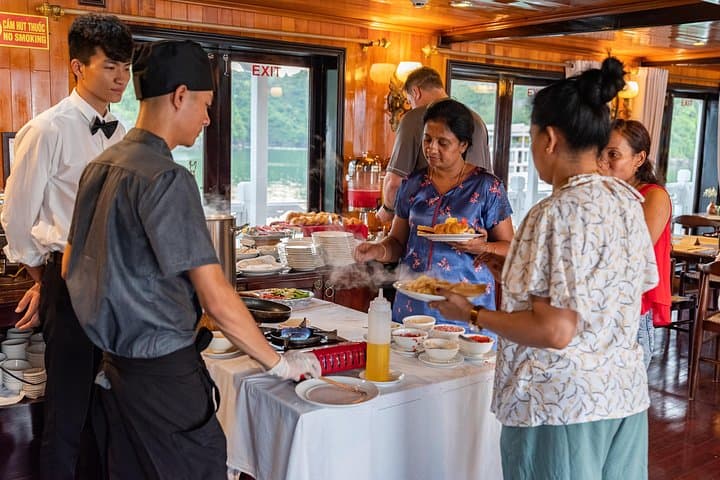 2-Day Apricot Cruise: Overnight Halong Bay Adventure with Sung Sot, Titov & Luon Cave photo 3