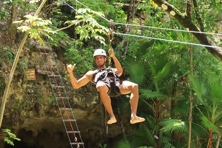 Riviera Maya Half-Day: ATV, Cenote Rappel & Aquatic Zipline Adventure photo 3