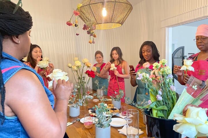 Bloom and Gather Houston Floral Workshop: Hands-On Sustainable Arrangement Class
