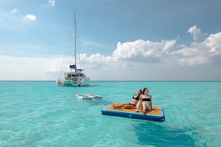 Cozumel El Cielo Private Catamaran Charter — Snorkel Reefs & Starfish