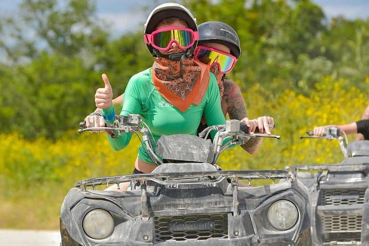 ATV to the Jade Cavern: Quad Ride Through El Cedral with Tequila Tasting in Cozumel photo 2