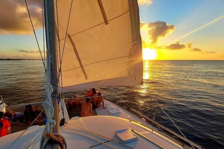 Cozumel Sunset Private Catamaran Adventure — El Cielo & Twilight Swim photo 5
