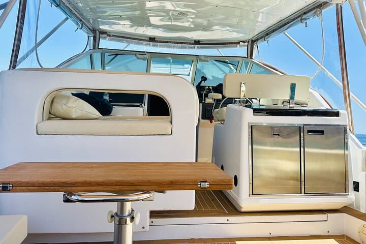 Private Motor Yacht Charters in Santorini — Caldera Cruises, Volcano & Hot Springs photo 3