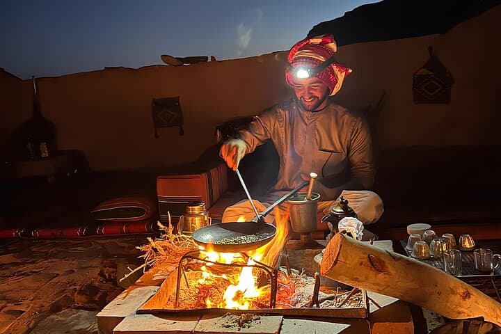 Wadi Rum 4x4 Tours with Bedouin Guide: Jeep, Sunset & Overnight Desert Experience photo 4