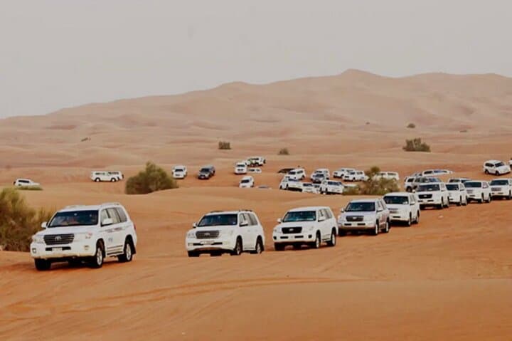 Dubai Red-Dune Safari: Half-Day Sunset, Camels & Dune Bashing