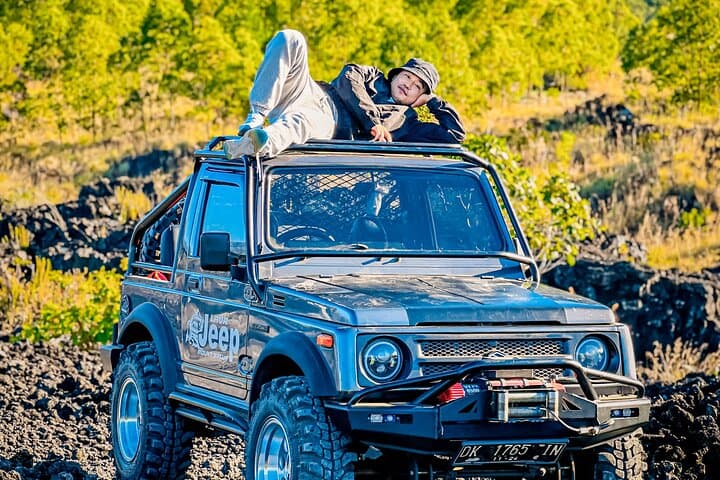 Mount Batur Jeep Sunset: 4x4 Sunset Drive Across Lava Fields and Lake Views