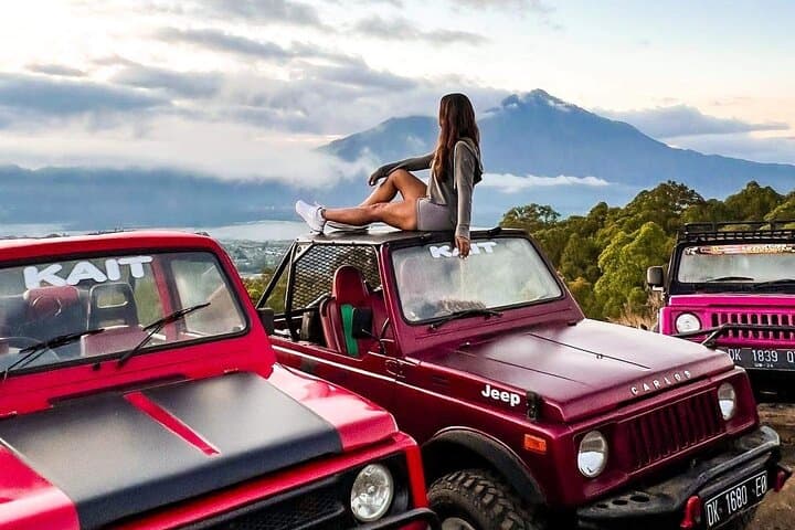 Mount Batur Jeep Sunset: 4x4 Sunset Drive Across Lava Fields and Lake Views photo 3