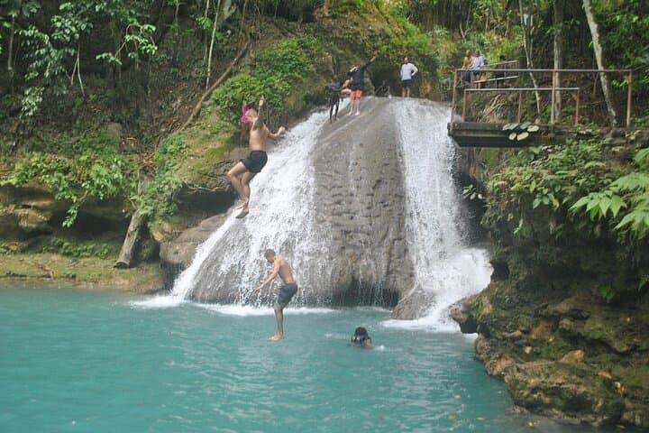 Blue Hole, Secret Falls & Dunn's River Falls Combo Tour — Ocho Rios Waterfall Adventure