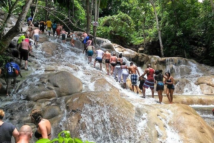 Blue Hole, Secret Falls & Dunn's River Falls Combo Tour — Ocho Rios Waterfall Adventure photo 2